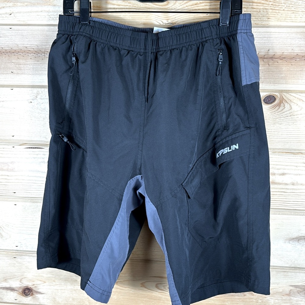 KPSUN Mens Cycling Shorts Mountain With Padded Liner Bicycle  Size Large